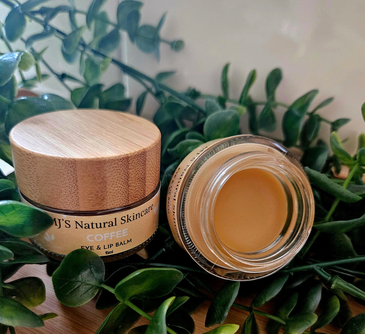 Coffee eye & lip balm