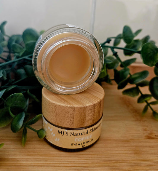 Coffee eye & lip balm