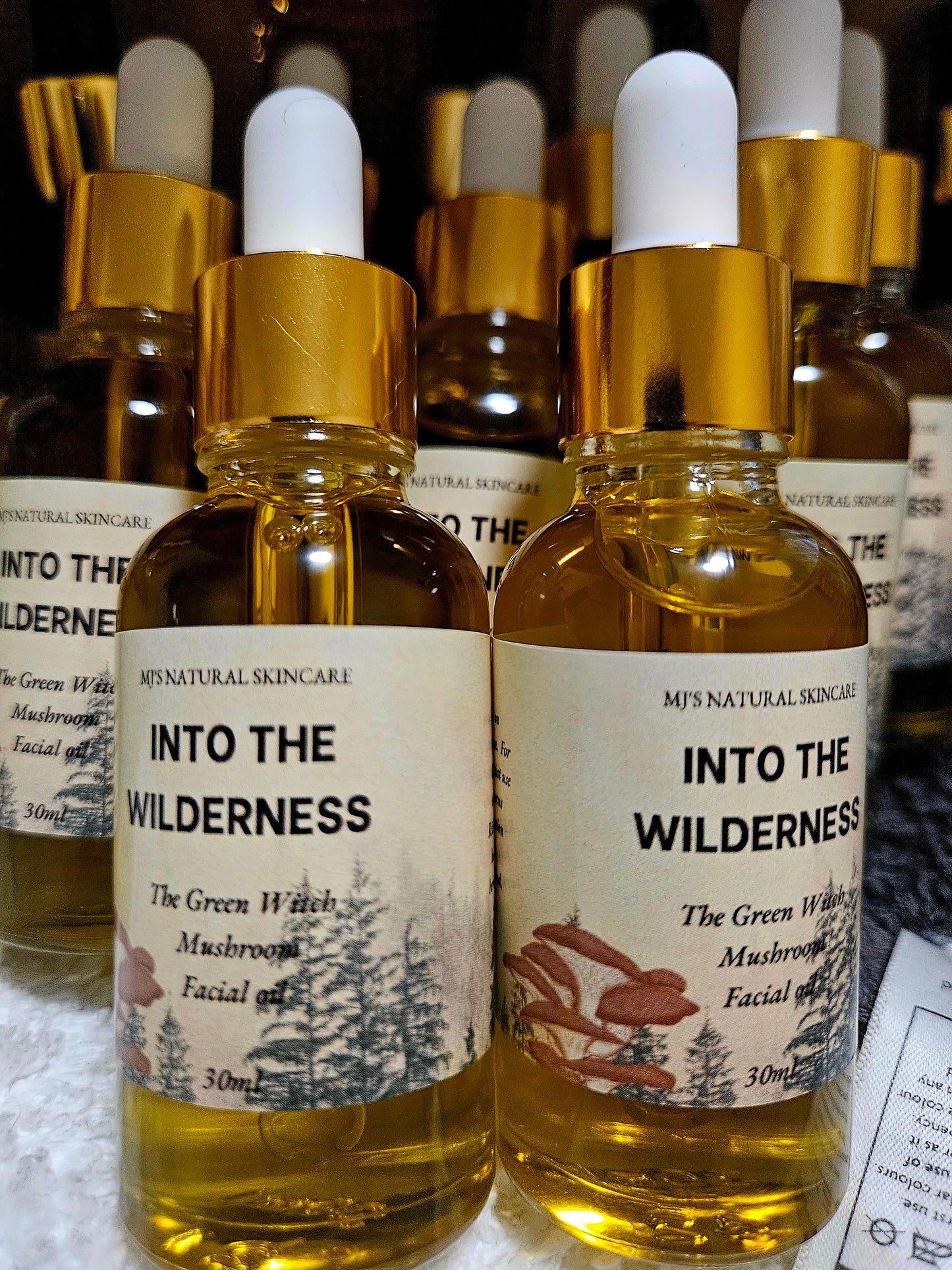 Green witch mushroom facial oil